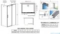 Radaway Espera Pro Kdj kabina 110x80cm prawa przejrzyste 10090110-01-01R/10092110-01-01R/10093080-01-01