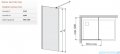 Sanplast Space Wall P/SPACEWALL-XL kabina walk-in 100x225 cm przejrzyste 600-320-3140-42-401