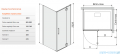 Sanplast Space Line KNDJ2P/SPACE kabina prostokątna 80x90x203 cm prawa przejrzysta 600-100-1120-42-401