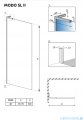 Radaway Modo SL White II kabina Walk-in 80x200 lewa szkło przejrzyste 10319084-04-01L