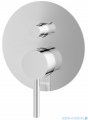 Kohlman Axel zestaw prysznicowy z deszczownicą 25 cm chrom QW210AR25