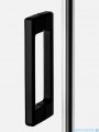 New Trendy Prime Black drzwi wnękowe pojedyncze 100x200 cm lewe przejrzyste D-0316A 