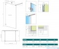Radaway Euphoria Walk-in VI 100x100 szkło przejrzyste 383172-01-01/383152-01-01