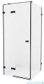 New Trendy Avexa Black kabina prostokątna 110x80x200 cm przejrzyste lewa EXK-1828