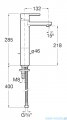 Roca Naia bateria umywalkowa sztorcowa wysoka Rose Gold EVERLUX-PVD A5A3B96RG0
