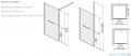 Sanplast Altus PI/ALTIIa kabina walk-in 120x212 cm czarny matowy 600-121-2561-59-401