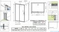 Radaway Premium Pro Black Kdj kabina 120x70cm lewa czarny mat/szkło przejrzyste 1015120-54-01L/1016070-54-01