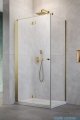 Radaway Nes KDJ B Brushed Gold kabina 100x90 lewa szczotkowane złoto 10025100-99-01L/10039090-01-01