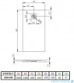 Radaway Kyntos F brodzik 120x100cm antracyt HKF120100-64