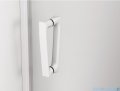 SanSwiss Cadura White Line drzwi wahadłowe 110cm jednoczęściowe prawe z polem stałym biały mat CA31CD1100907