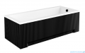 Besco Obudowa wanny prostokątnej UNI Ryfle Matt Black 150x70 cm  #OAPM-150URB
