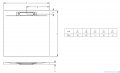 Riho Isola brodzik posadzkowy 100x80 biały mat D007005105