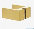 New Trendy Avexa Gold kabina kwadratowa 110x110x200 cm przejrzyste lewa EXK-1873