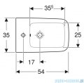 Geberit iCon Square bidet wiszący biały 231910000