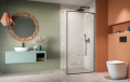 Radaway Modo F SL Black II kabina Walk-in 65x201,6cm prawa Czarna szkło przejrzyste 10419065-54-01R