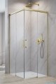 Radaway Idea 8 Kdd Brushed Gold kabina 110x90cm szczotkowane złoto 10370110-99-01L/10370090-99-01R