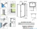 Radaway Essenza Brushed Nickel Kdj+S kabina 80x80x80cm prawa szczotkowany nikiel 1384051-01-01/1385021-91-01R/1384051-01-01