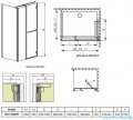 Radaway Carena Kdj Kabina prostokątna 100x90 prawa szkło przejrzyste 34444-01-01NR