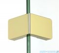 New Trendy Eventa Gold Shine kabina walk-in 140x90x200 cm z dodatkową ścianką przejrzyste EXK-4891/EXK-4865