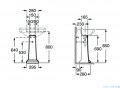 Roca Carmen postument czarny A3370A0560