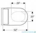 Geberit urządzenie WC z funkcją higieny intymnej AquaClean Tuma Comfort, stojąca miska WC biała/szkło białe 146.310.SI.1