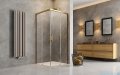 Radaway Idea Gold Kdd kabina 80x110cm złoty połysk/szkło przejrzyste 387061-09-01L/387063-09-01R