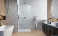 Radaway Modo SL II Brushed GunMetal kabina Walk-in 115x200 lewa szczotkowany grafit 10319115-92-01L
