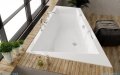 Riho Doppio wanna asymetryczna 180x130cm z hydromasażem Boss prawa BA90-WNPLBS-P