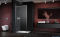 Radaway Modo F SL Brushed Nickel II kabina Walk-in 55x201,6cm lewa Szczotkowanay Nikiel szkło przejrzyste 10419055-91-01L