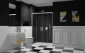 Radaway Idea White Dwd drzwi 150cm szkło przejrzyste 387125-04-01