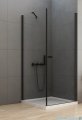 New Trendy New Soleo Black 70x90x195 cm kabina prostokątna wspornik równoległy przejrzyste