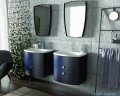 Oristo Louis szafka z umywalką 81x55x47 granatowy mat OR50-SD1S-82-14/UME-LU-82-92