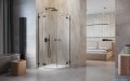 Radaway Essenza Pro Brushed GunMetal Pdd kabina 100x80cm szczotkowany grafit 10095100-92-01L/10095080-92-01R