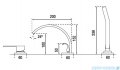 Blue Water Toronto bateria wannowa 3-otworowa chrom TOR-BWW.080C
