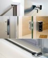 Omnires Manhattan kabina kwadratowa 100x100cm przejrzyste MH1010CRTR