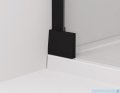 SanSwiss Cadura Black Line drzwi wahadłowe 100cm jednoczęściowe lewe z profilem przyściennym czarny mat CA1CG1000607