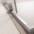 Radaway Furo Brushed Nickel DWJ drzwi prysznicowe 140cm prawe szczotkowany nikiel 10107722-91-01R/10110680-01-01