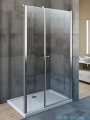 Radaway Eos KDS kabina prysznicowa 120x100 prawa szkło przejrzyste montaż na posadzce