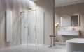 Radaway Idea Kdj Brushed Gold kabina 120x120cm lewa szczotkowane złoto 387042-99-01L/387054-99-01R