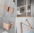 Radaway Essenza Brushed Copper Kdj+S kabina 80x110x80cm lewa szczotkowana miedź 1384051-01-01/1385023-93-01L/1384051-01-01