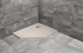 Radaway Doros PT E Stone brodzik pięciokątny 100x80 prawy kaszmirowy SDRPT1080-01-84SR