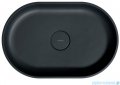 Omnires Ovo M+ umywalka nablatowa 55x36 cm black lava OVOUNBLV