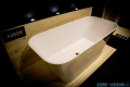 Besco Assos S-Line 160x70cm wanna wolnostojąca + syfon klik-klak biały czyszczony od góry #WMD-160-ASW