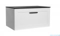 Besco Dexa szafka podumywalkowa 80x50x40cm niebieska, uchwyt czarny SUD-854-NC