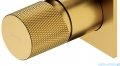 Omnires Contour bateria prysznicowa podtynkowa złoto szczotkowane CT8045GLB