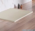 New Trendy Nex Shade brodzik konglomeratowy prostokątny 100x90x3,5 cm beżowy B-0489