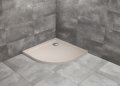 Radaway Doros A Stone brodzik półokrągły 80x80 kaszmirowy SDRA8080-01-84S
