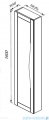 Oristo Skagen szafka boczna wysoka 40x160x17cm piaskowy mat OR49-SB1D-40-10
