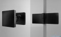 SanSwiss Annea Black Line drzwi prysznicowe prawe 90x200cm profile czarne AN13D09000607