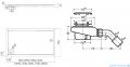 Schedpol Caspar New 170x75cm brodzik prostokątny + syfon 3.2383